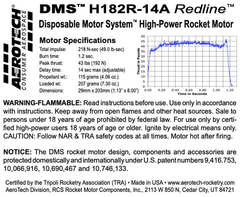 H182R-14A 29mm DMS