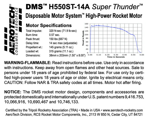 H550ST-14A 38mm DMS